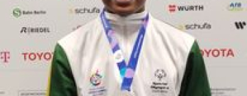 Reaoleboga James, an atomic swimmer, brings silver from Germany